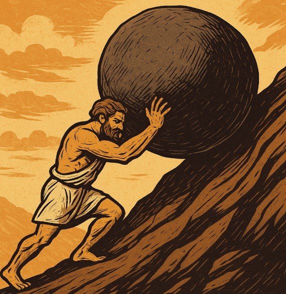 Feeling overwhelmed And Burned Out? The myth of Sisyphus, a figure from Greek mythology, is often invoked to describe the experience of 